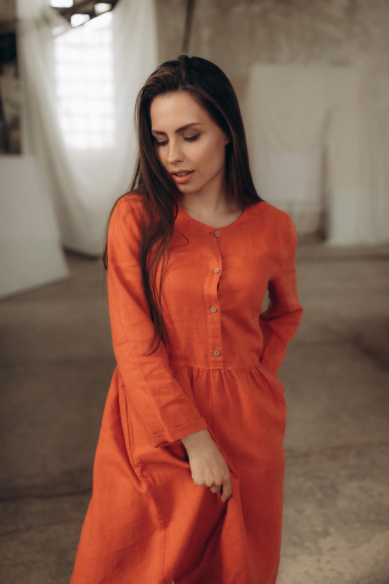 Linen Dress 14