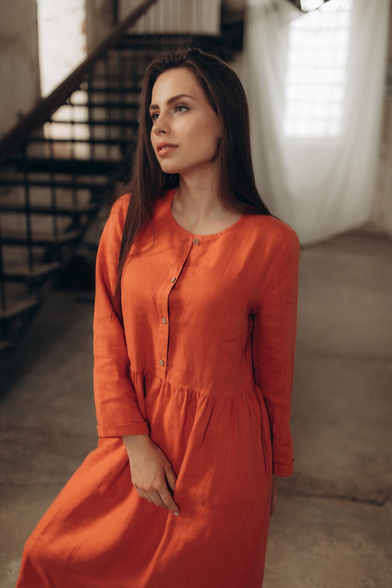 Linen Dress 14