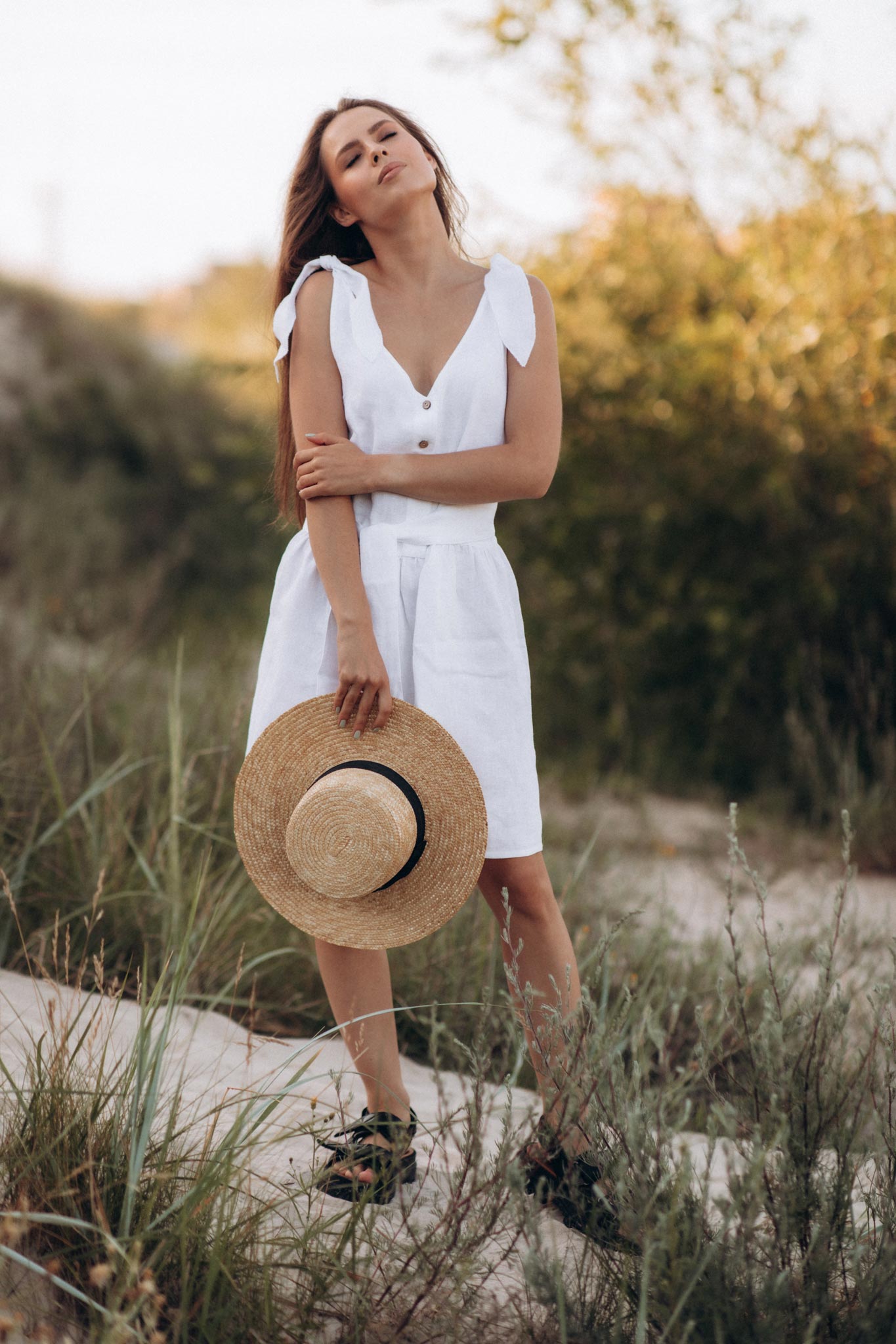 Breeze Button Dress