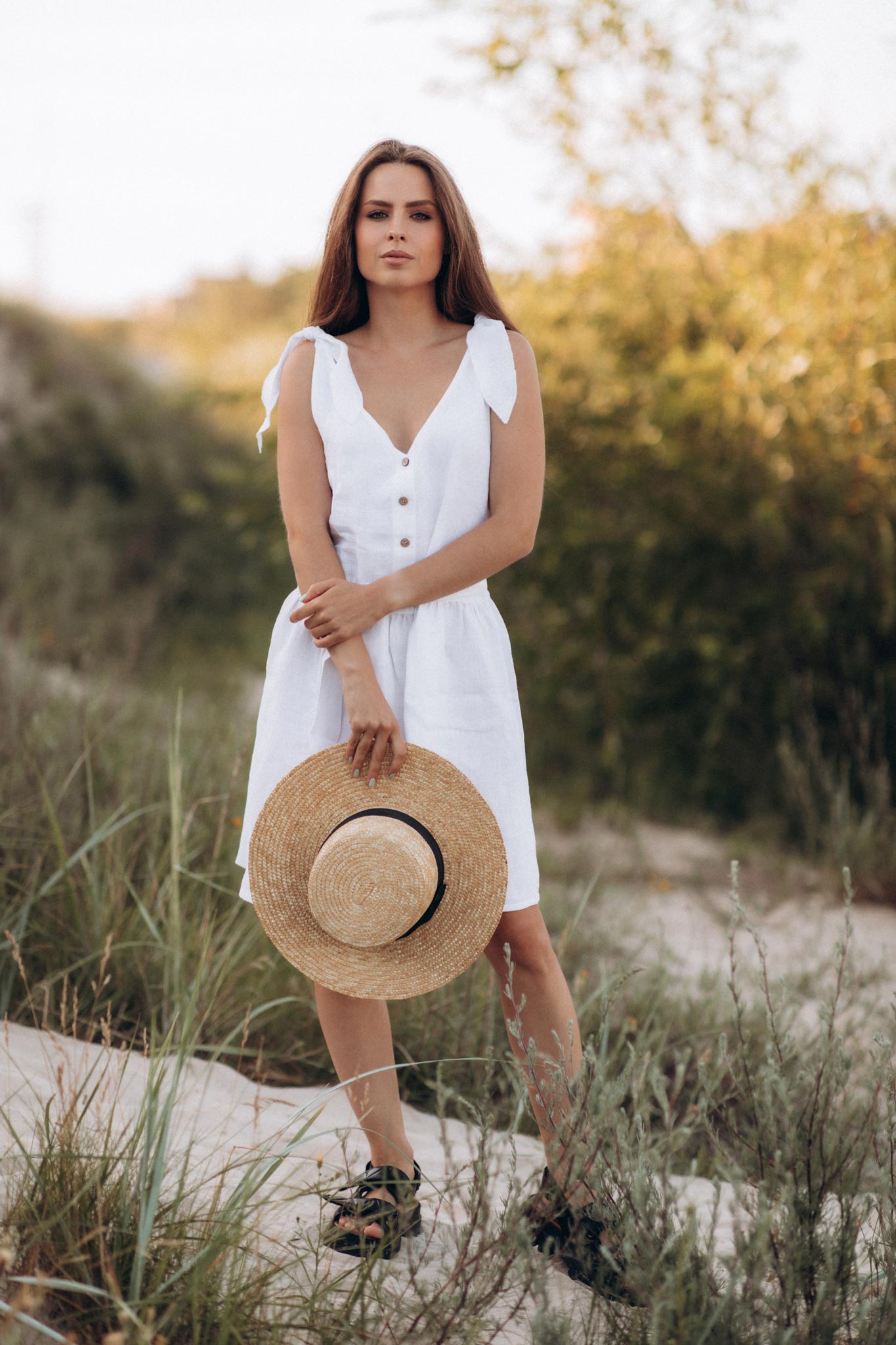 Breeze Button Dress