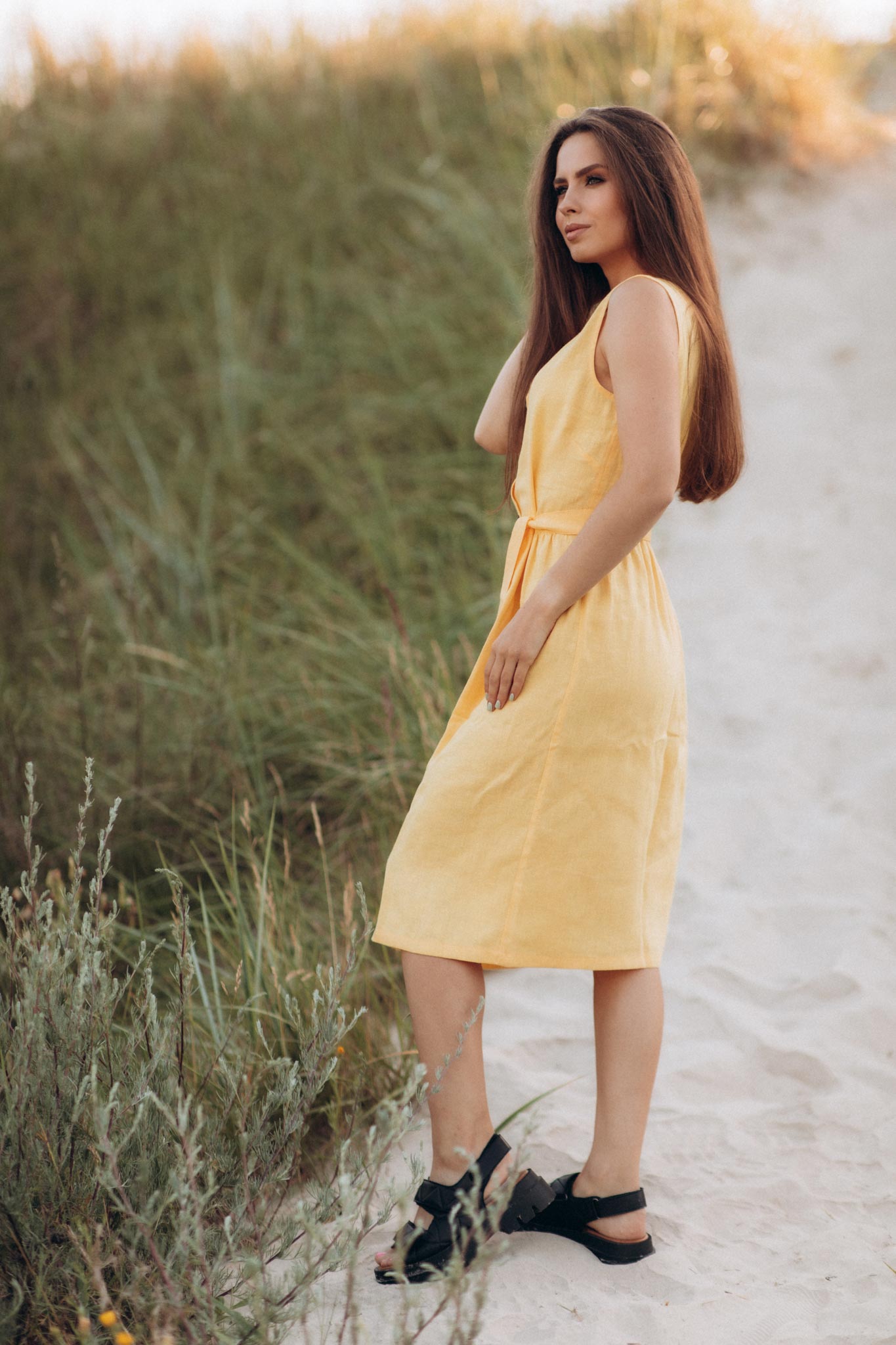 Linen Dress 9