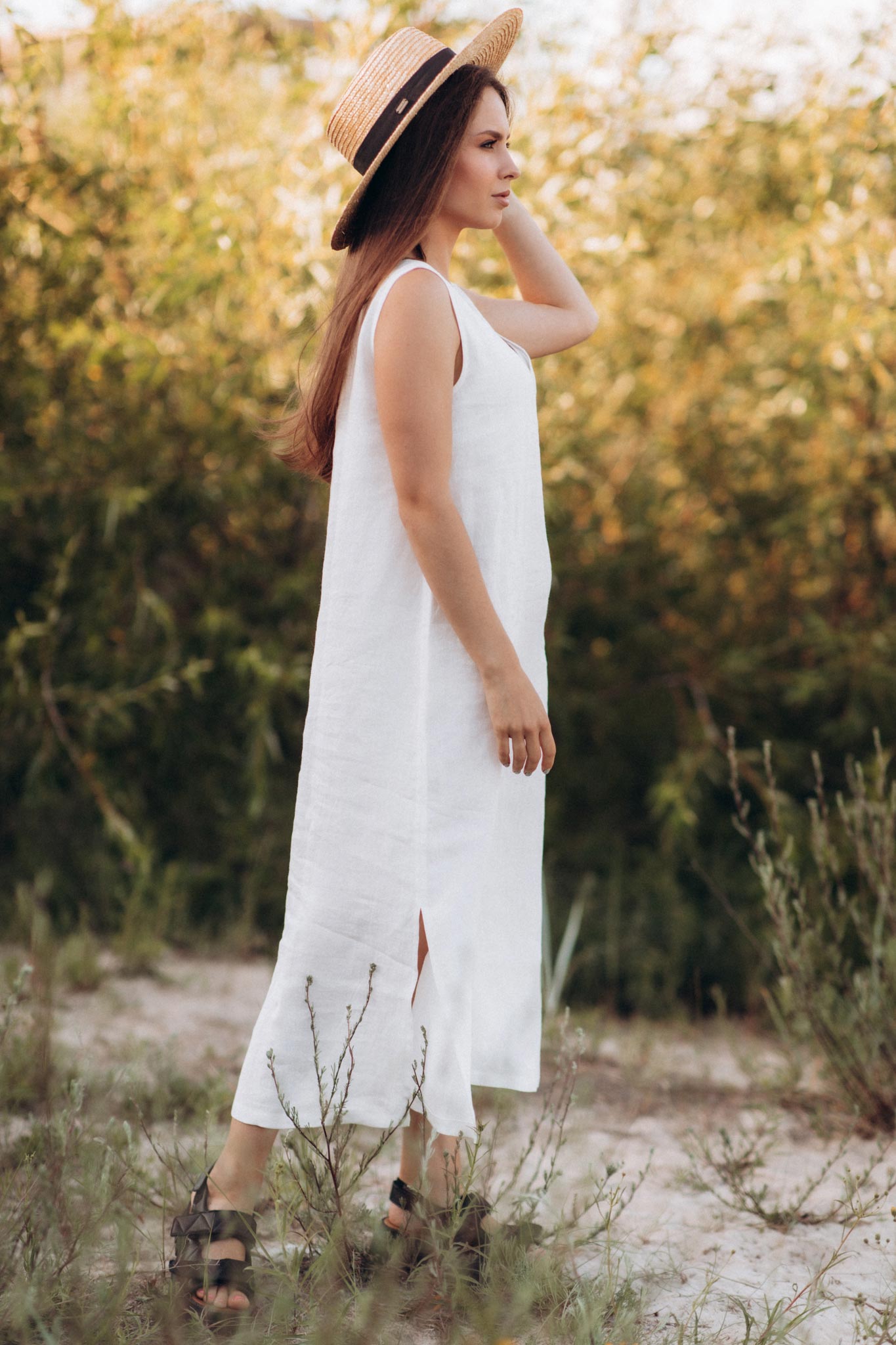 Linen Dress 11