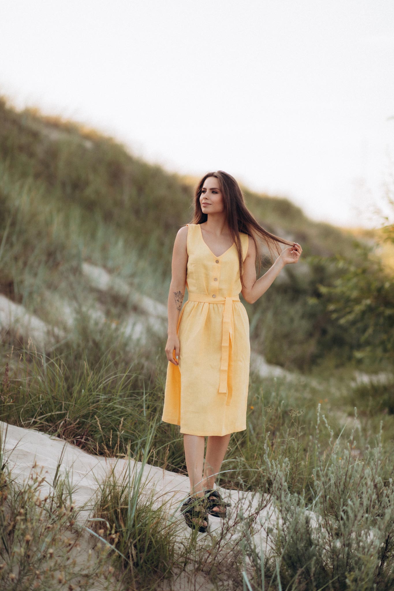 Linen Dress 9