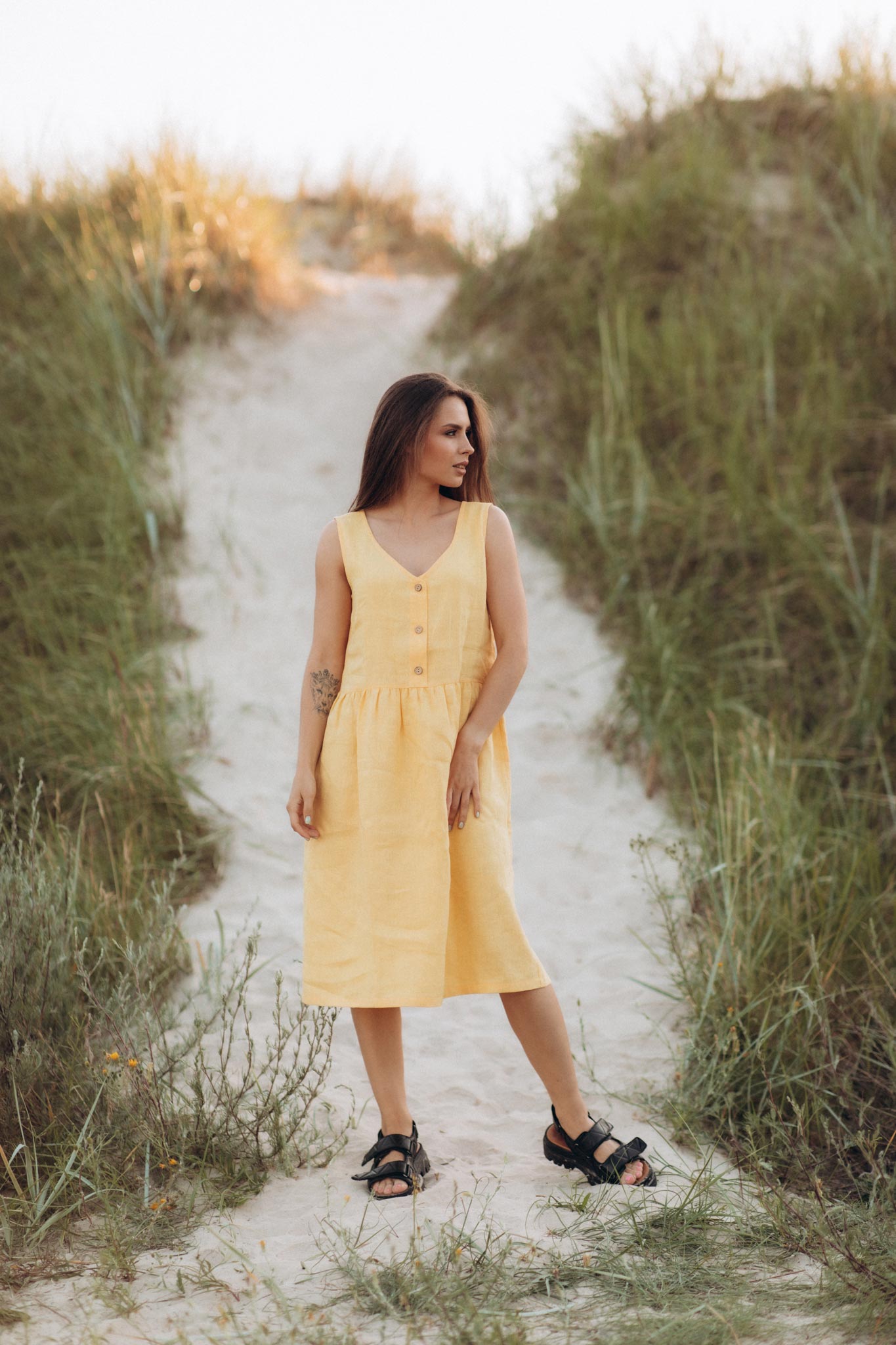 Linen Dress 9