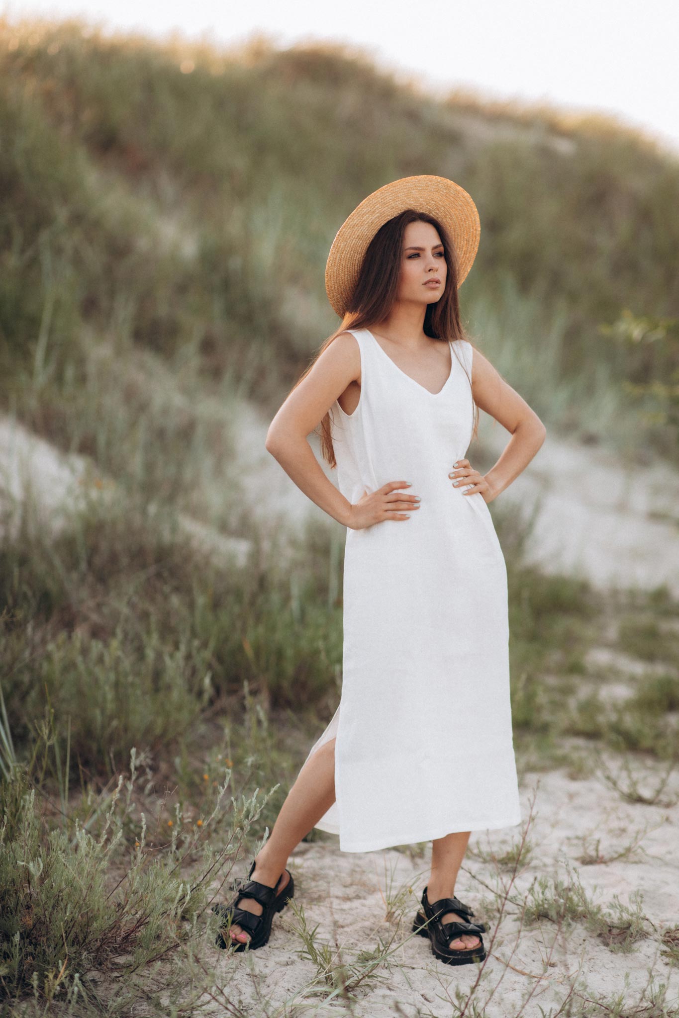 Linen Dress 11