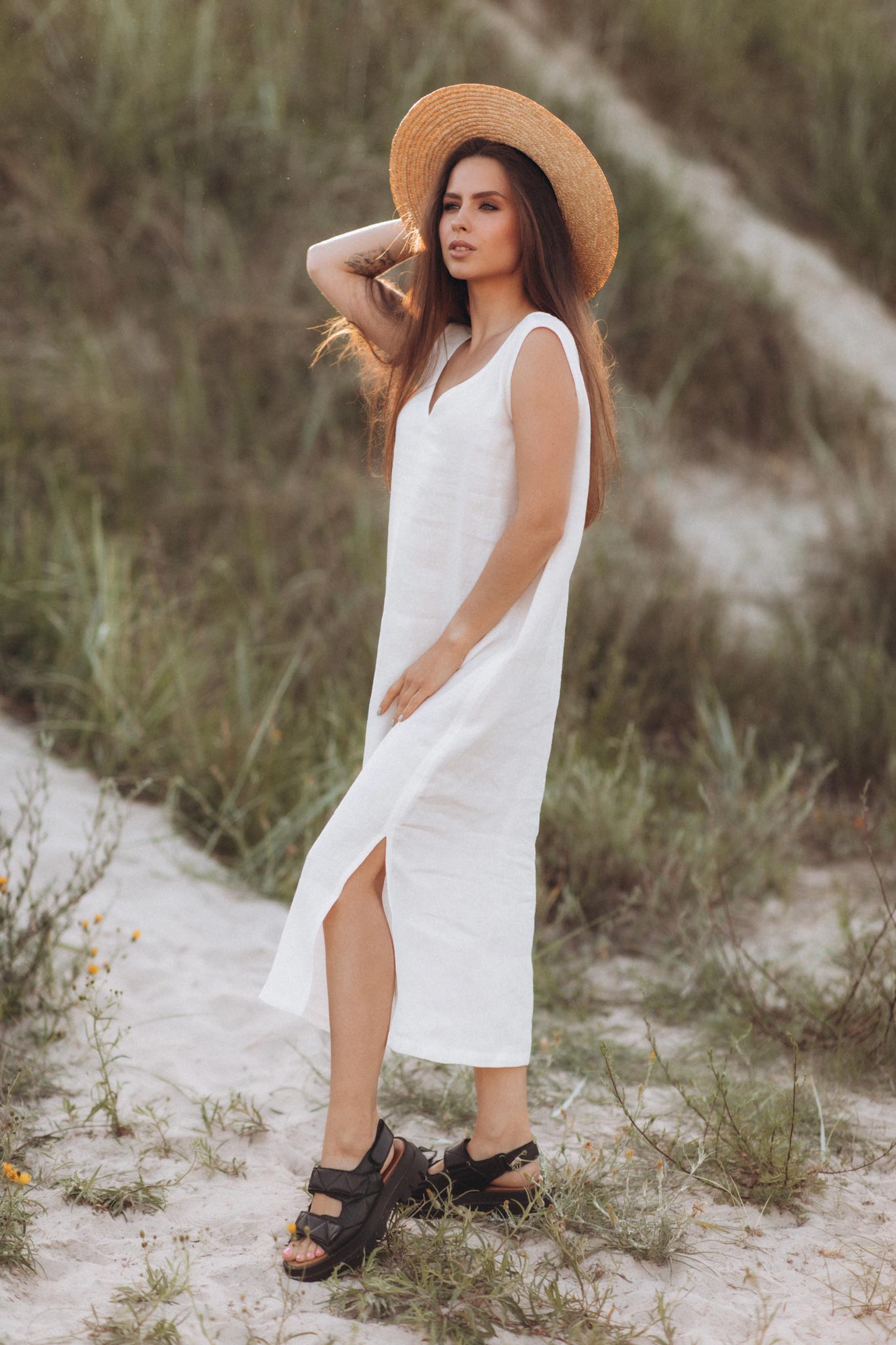 Linen Dress 11