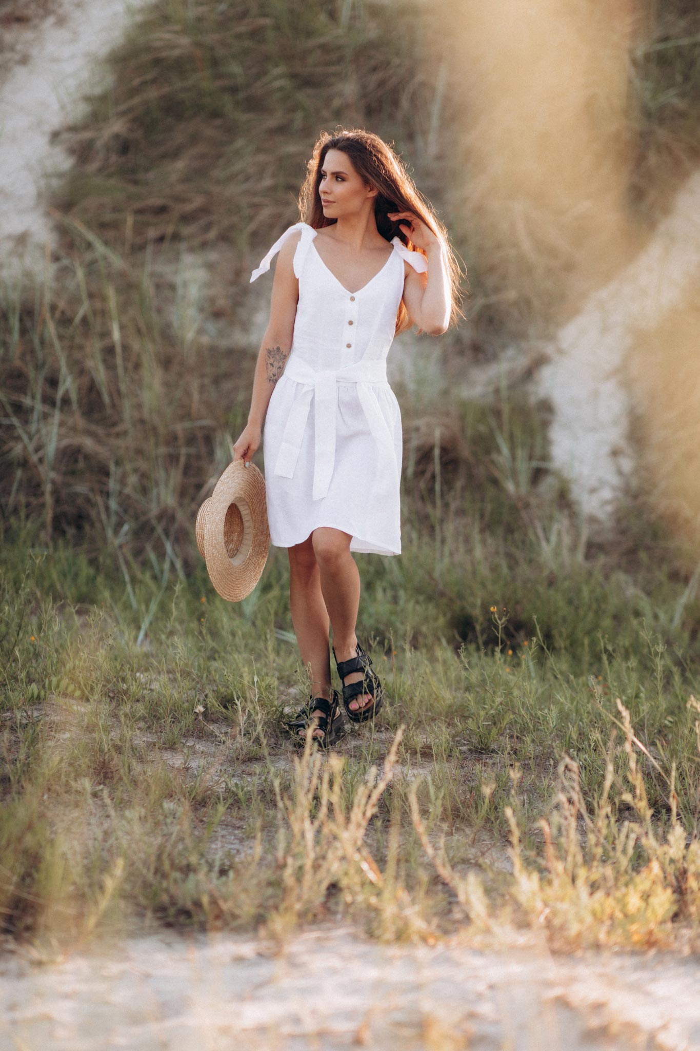 Breeze Button Dress