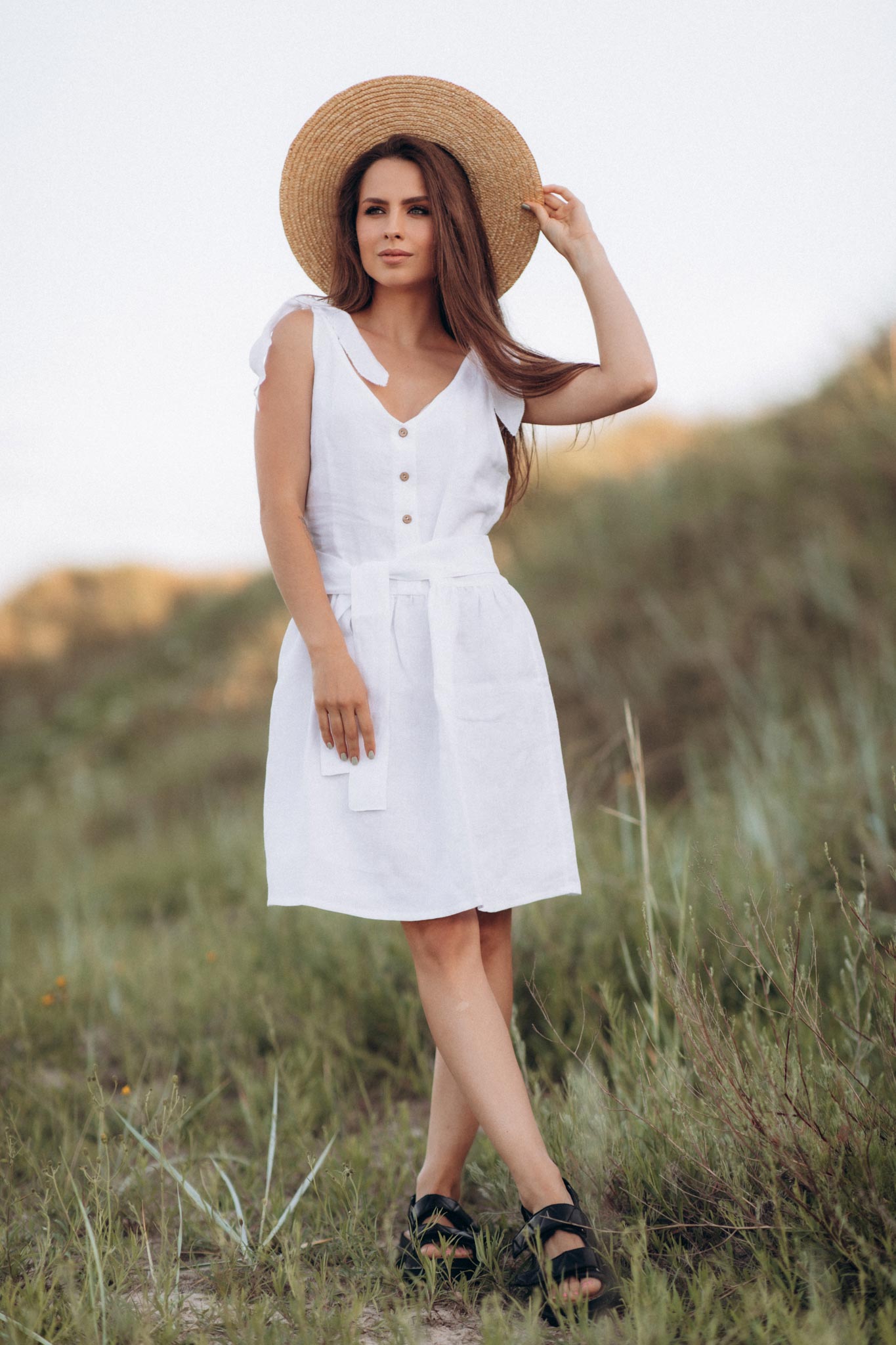 Breeze Button Dress